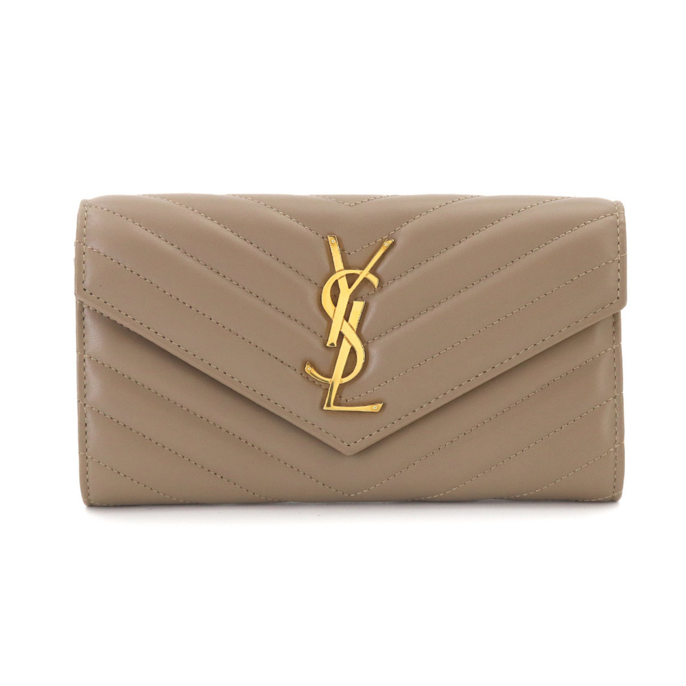 Yves Saint Laurent Saint Laurent Paris Monogram Large Flap Wallet, Bi-fold Lo...